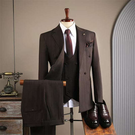 Y1316 Autumn and Winter Suit Groom Wedding Dress (Customizable)
