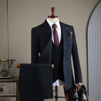 Y1316 Autumn and Winter Suit Groom Wedding Dress (Customizable)