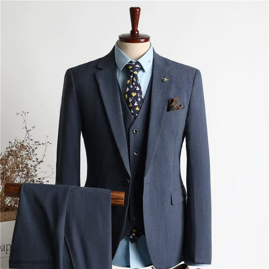 Y1317 Suit Set Men's Wedding Dress Business Suit (Customizable)