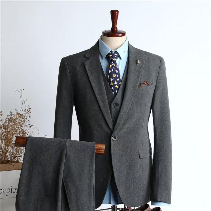 Y1317 Suit Set Men's Wedding Dress Business Suit (Customizable)