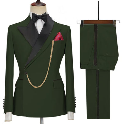 Y1326 Men's suit business suit high-end dress (customizable)