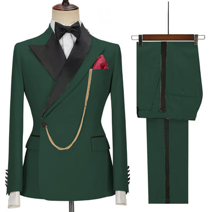 Y1326 Men's suit business suit high-end dress (customizable)
