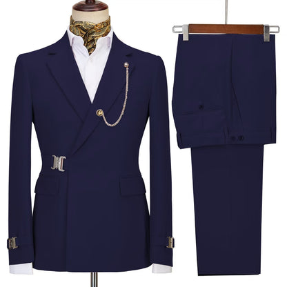 Y1330 Men's two-piece suit (customizable)