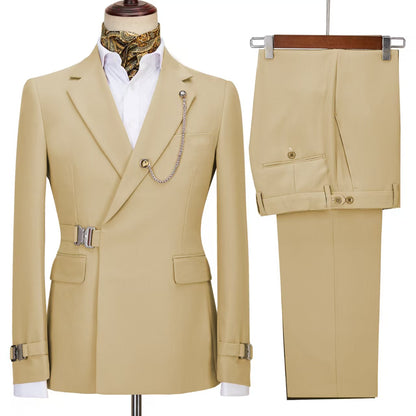 Y1330 Men's two-piece suit (customizable)