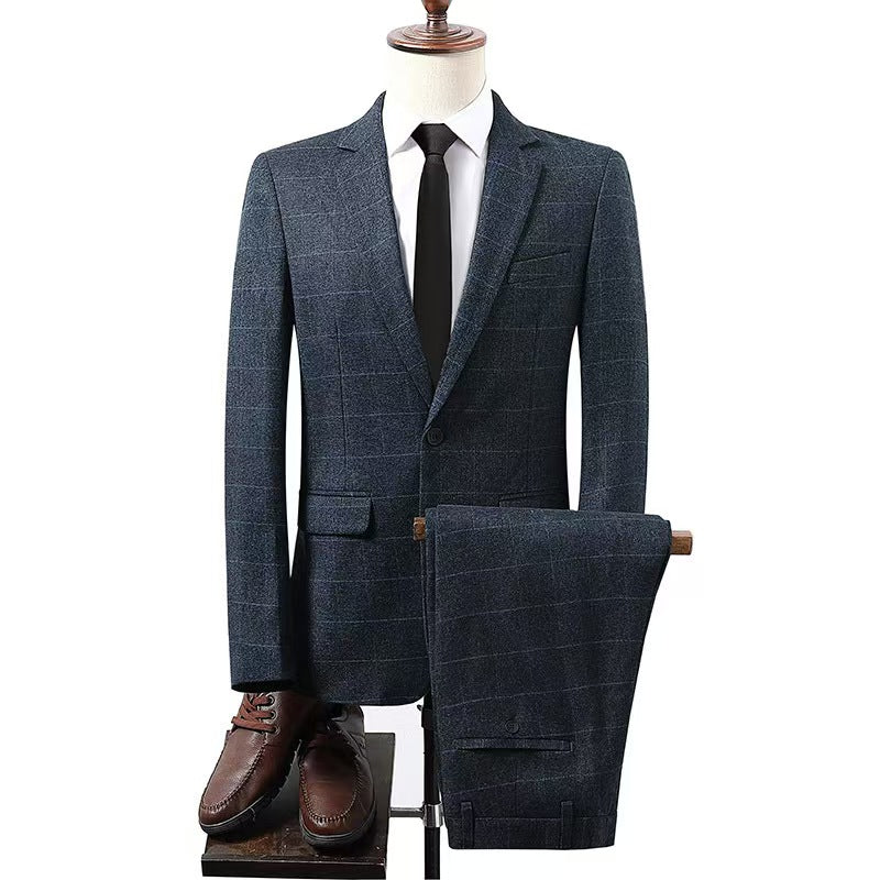 Y1335 new plaid suit (customizable)