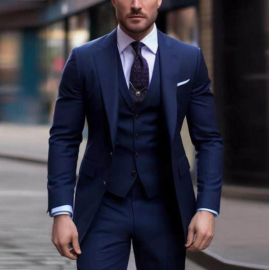 Y1345 Men's three-piece suit (customizable)