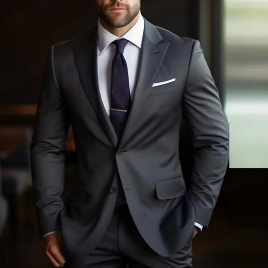 Y1374 Business Suit Men's Slim Fit Suit (Customizable)