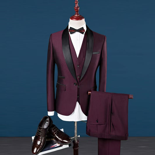 Y1393 Men's Tuxedo Groom and Groomsmen Suit