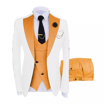 Y1401 three-piece suit for men (customizable)