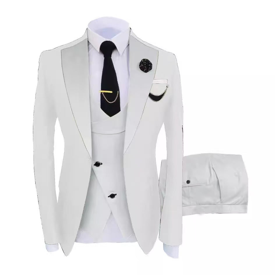 Y1401 three-piece suit for men (customizable)