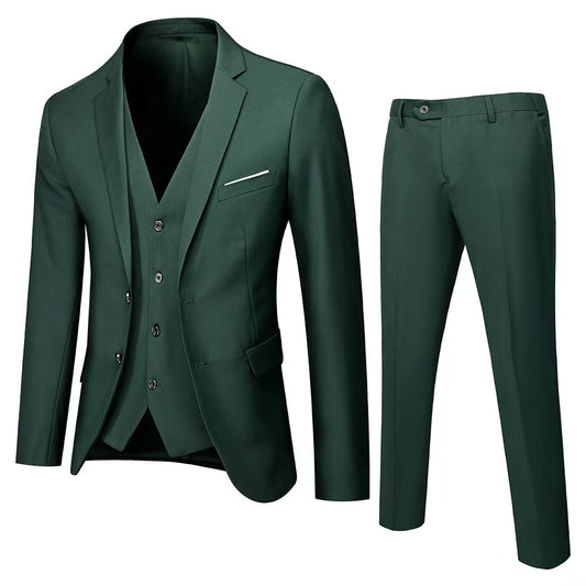 Y1412 Men's Korean Style Suit (Customizable)