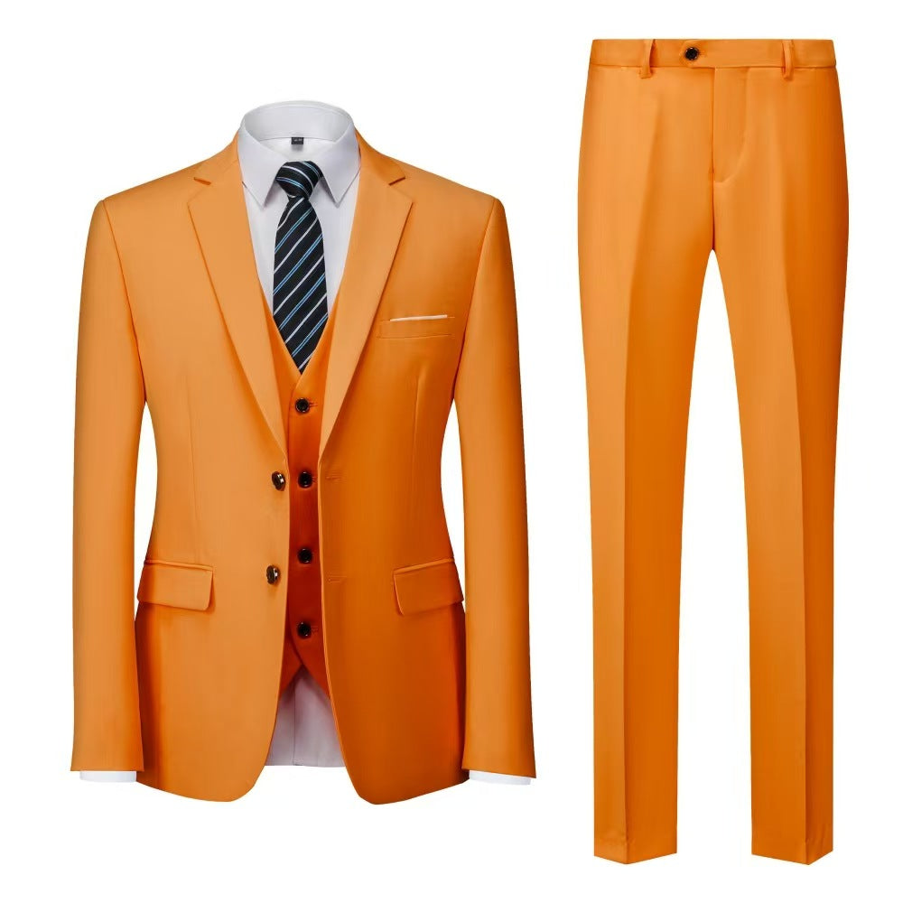 Y0179 double button suit for men
