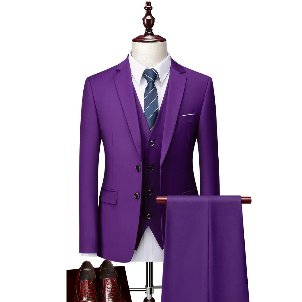 Y0150 double button suit for men