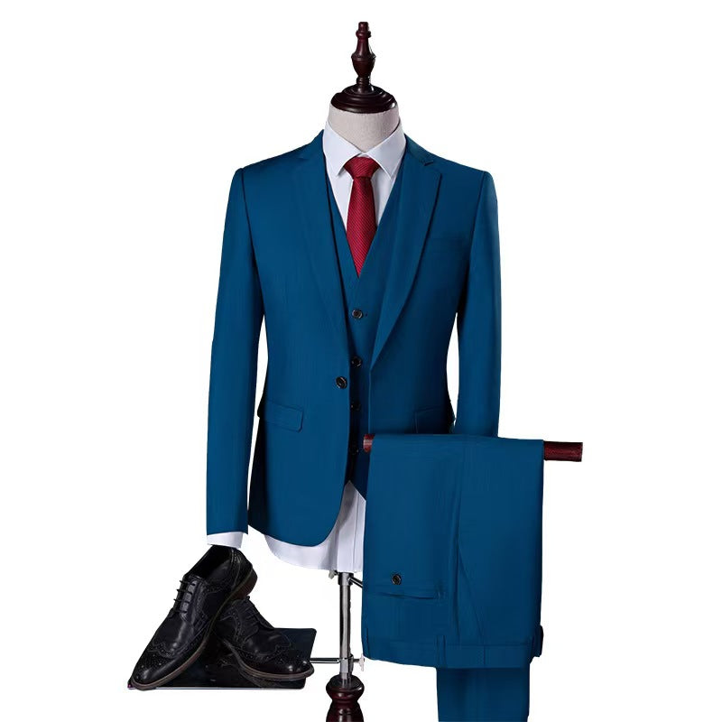 Y0486 New Men's Solid Color Suit