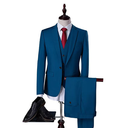 Y0486 New Men's Solid Color Suit