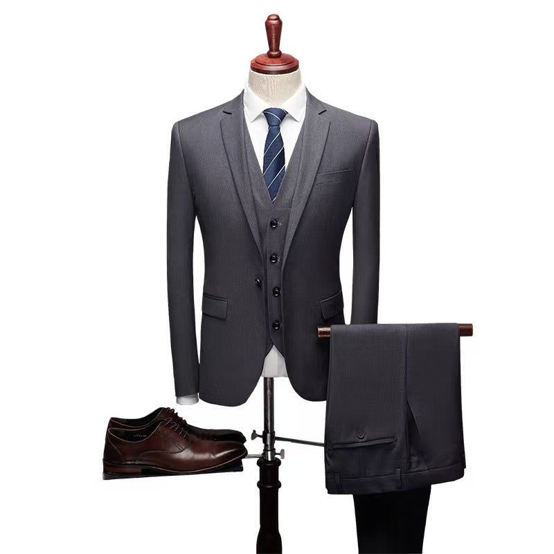 Y0486 New Men's Solid Color Suit