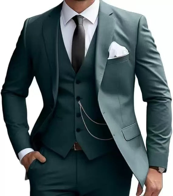 Y0583 3-piece suit 2-button casual