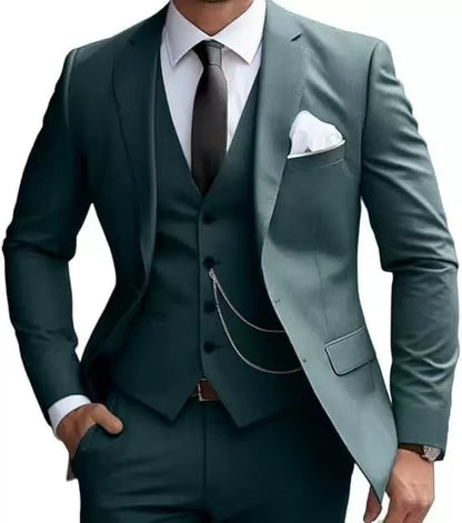 Y0583 3-piece suit 2-button casual