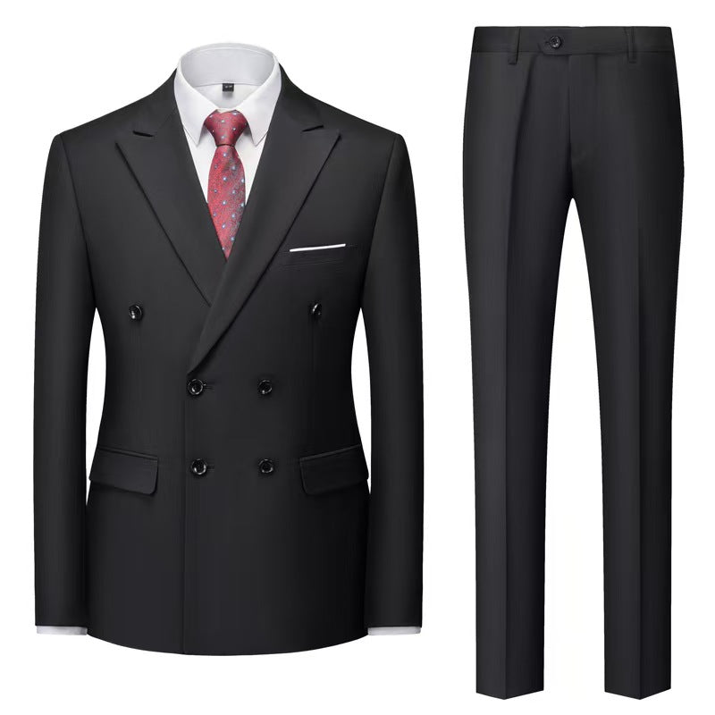 Y0366 double-breasted suit for men