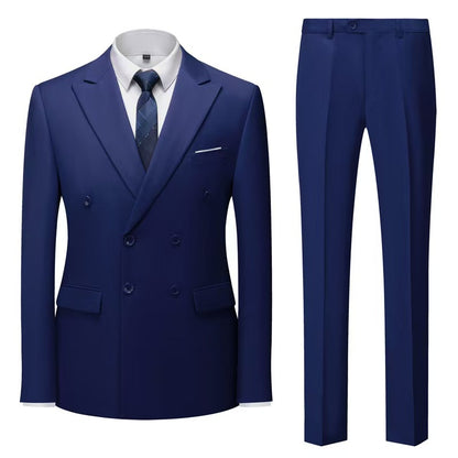 Y0366 double-breasted suit for men