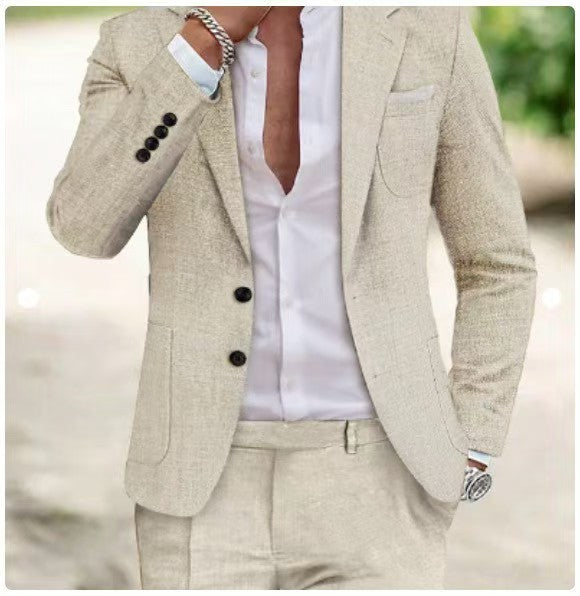 Y1417 suit jacket and pants two-piece set