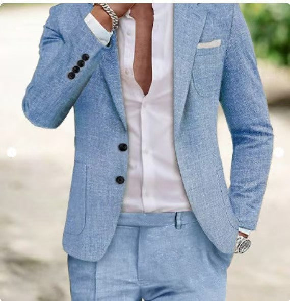 Y1417 suit jacket and pants two-piece set