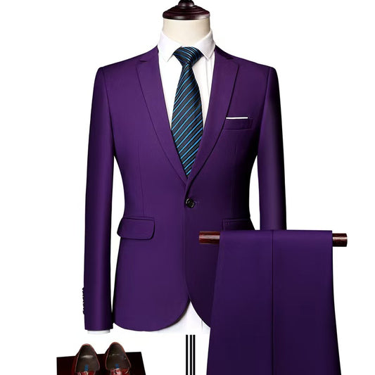 Y0778 Men's Business Casual Suit