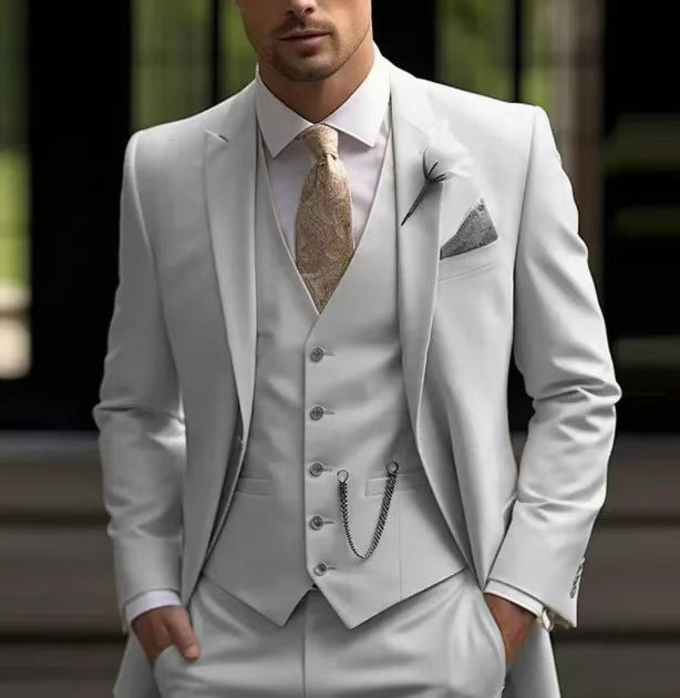 Y0508 Men's Slim Suit Coming of Age Ceremony