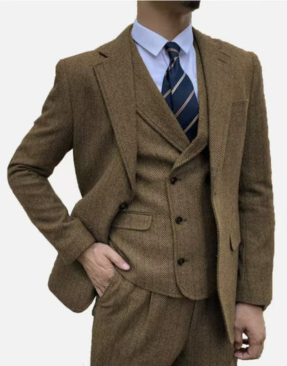 Y0302 suit notch collar men's suit