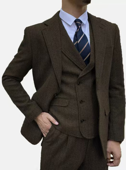 Y0302 suit notch collar men's suit