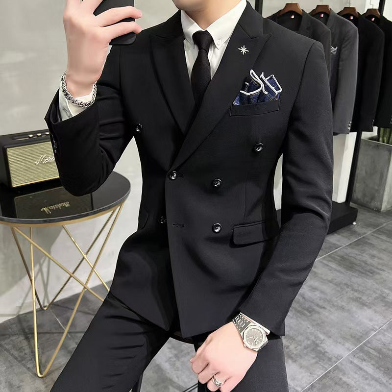 Y0955 suit solid color high value business