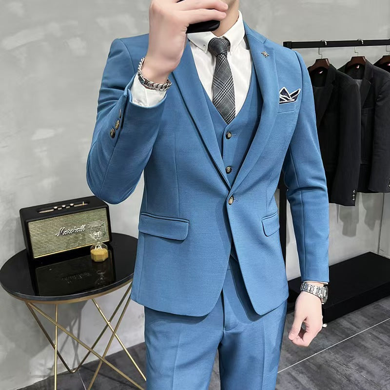 Y0955 suit solid color high value business