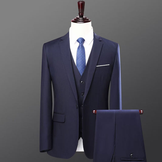 Y1430 new men's black business suit