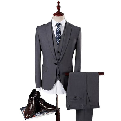 Y1442 New Men's Korean Slim Suit
