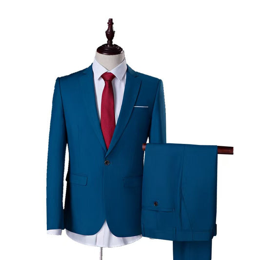 Y1442 New Men's Korean Slim Suit