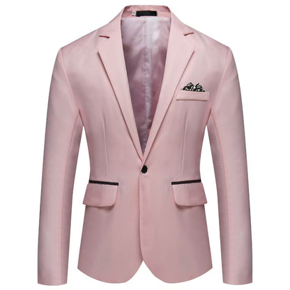 Y1458 Men's Single-breasted Small Suit Korean Style Youth
