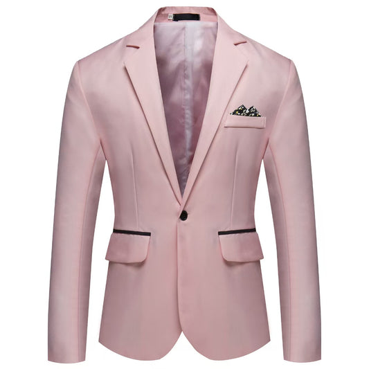 Y1458 Men's Single-breasted Small Suit Korean Style Youth