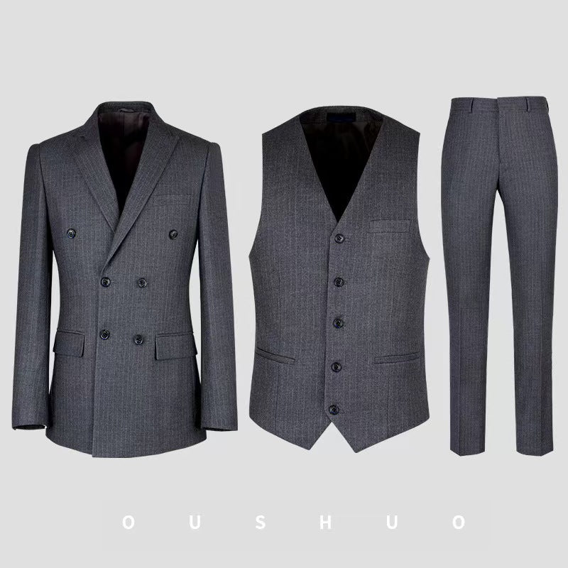 T1462 double-breasted suit for men
