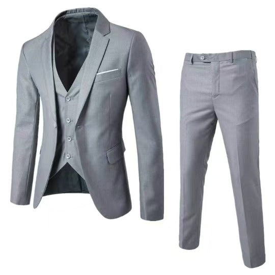 Y1475 Men's Plaid Two-Piece Suit