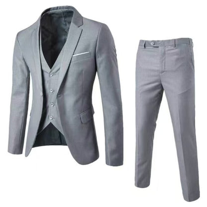 Y1475 Men's Plaid Two-Piece Suit