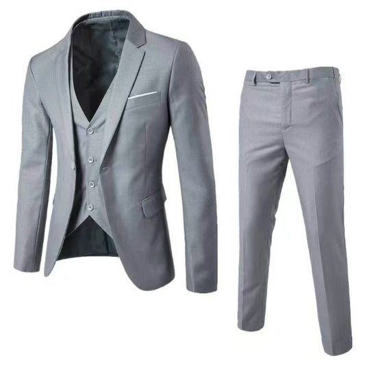 Y1475 Men's Plaid Two-Piece Suit
