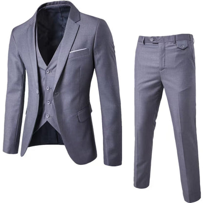 Y1475 Men's Plaid Two-Piece Suit