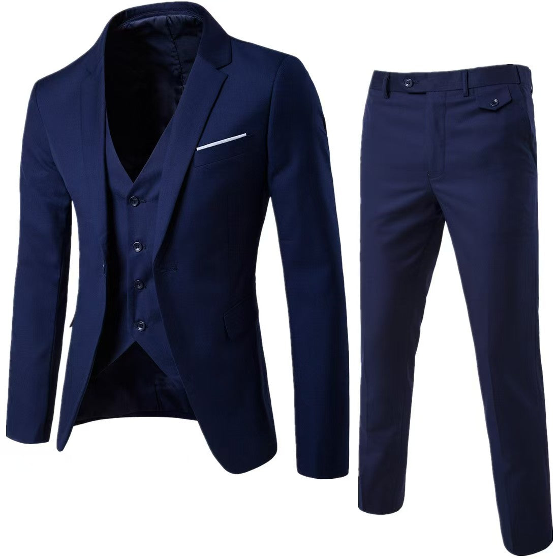 Y1475 Men's Plaid Two-Piece Suit