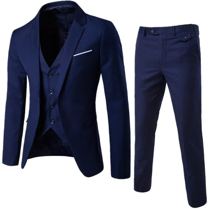 Y1475 Men's Plaid Two-Piece Suit