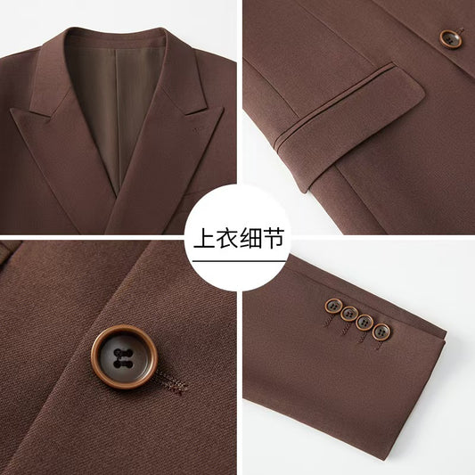 Y1478 double-breasted suit
