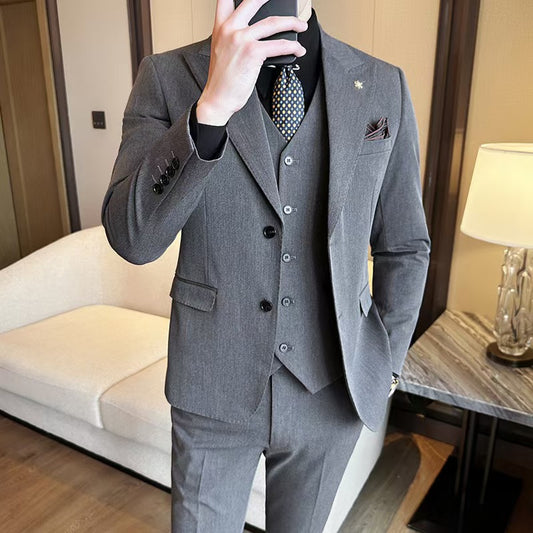 Y1518 Men's Slim-Fit Suit