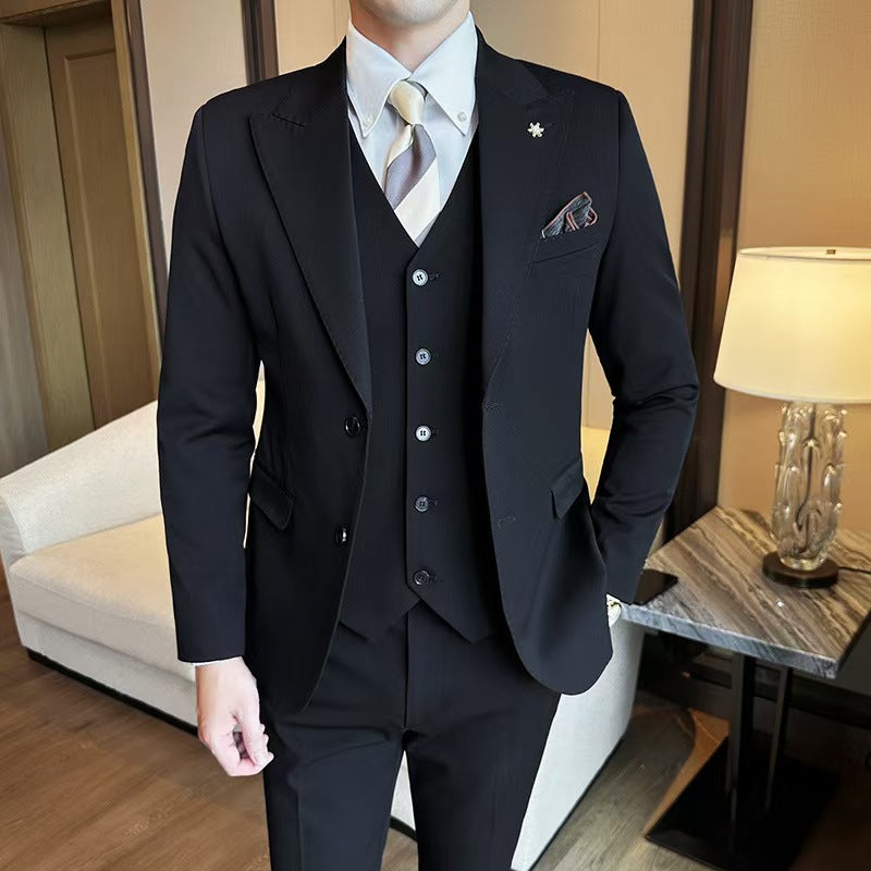 Y1518 Men's Slim-Fit Suit