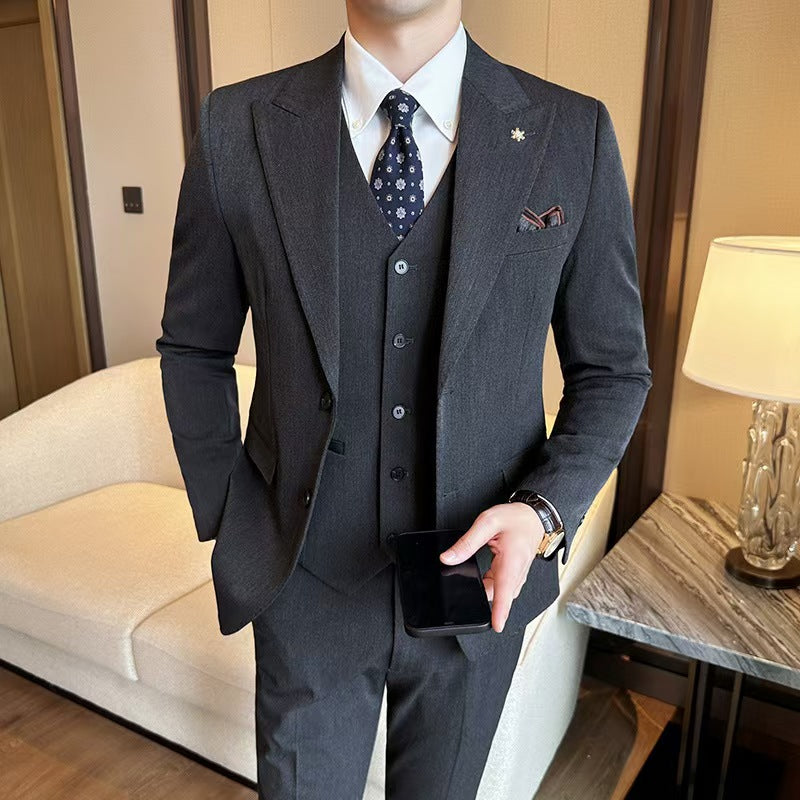 Y1518 Men's Slim-Fit Suit