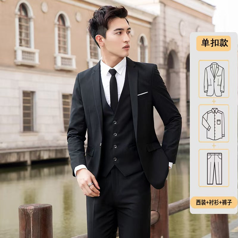 Y1521 Men's Three-Piece Suit