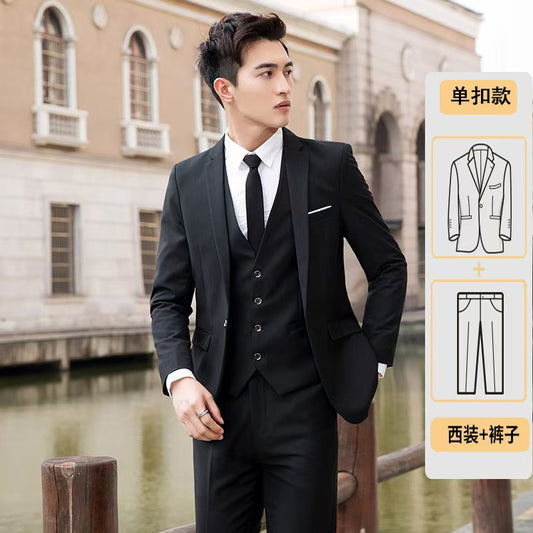 Y1521 Men's Three-Piece Suit